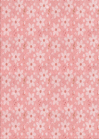 Machine Washable Transitional Pink Rug, wshpat3978rd