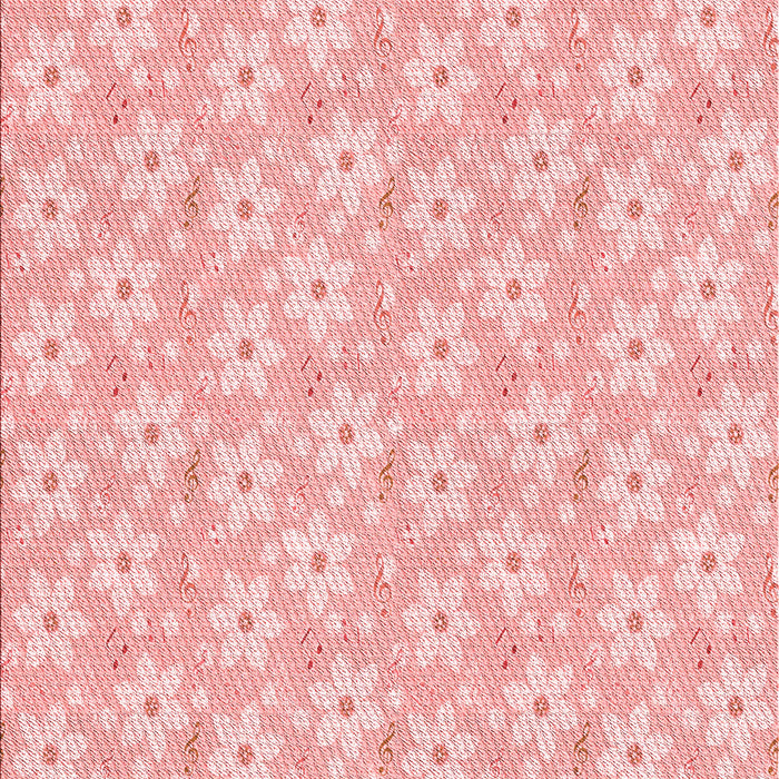 Machine Washable Transitional Pink Rug, wshpat3978rd