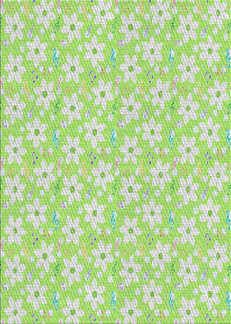 Patterned Tea Green Modern Rug, pat3978