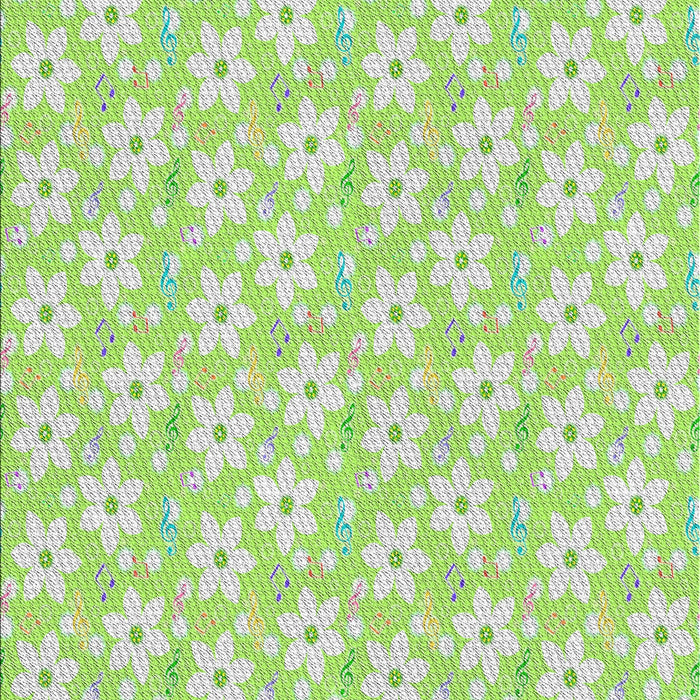 Patterned Tea Green Modern Rug, pat3978