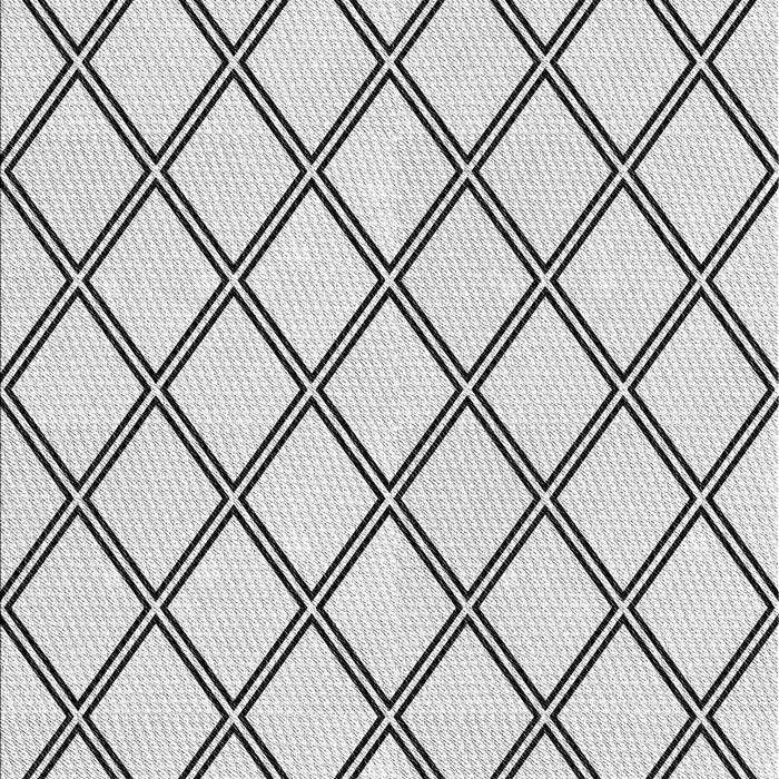 Patterned Off-White Novelty Rug, pat397