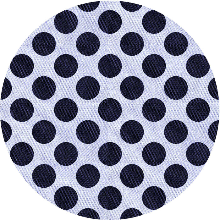 Square Patterned Midnight Blue Rug, pat398blu