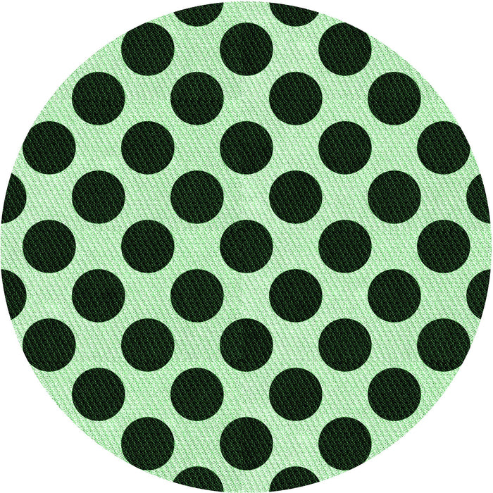 Square Machine Washable Transitional Dark Forest Green Rug in a Living Room, wshpat398grn