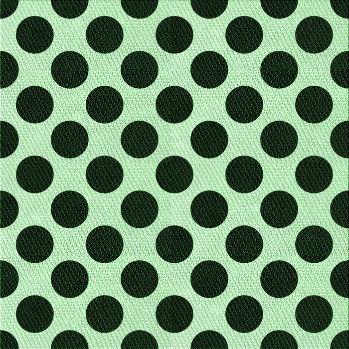 Round Patterned Dark Forest Green Rug, pat398grn