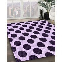 Patterned Blossom Pink Rug, pat398pur