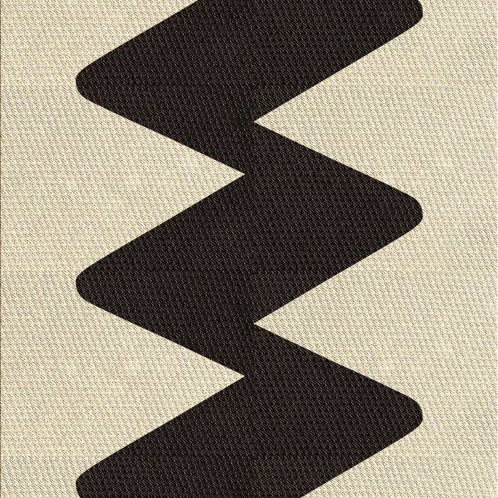 Patterned Vanilla Gold Rug, pat3980brn