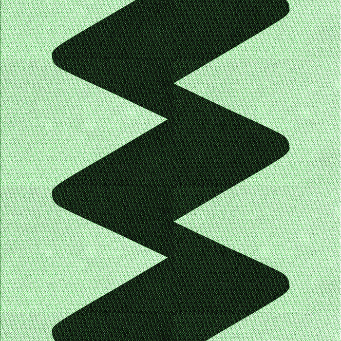 Machine Washable Transitional Medium Forest Green Rug, wshpat3980grn