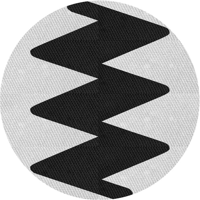 Square Patterned Light Black Rug, pat3980gry