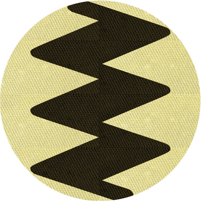 Square Patterned Mustard Yellow Rug, pat3980yw