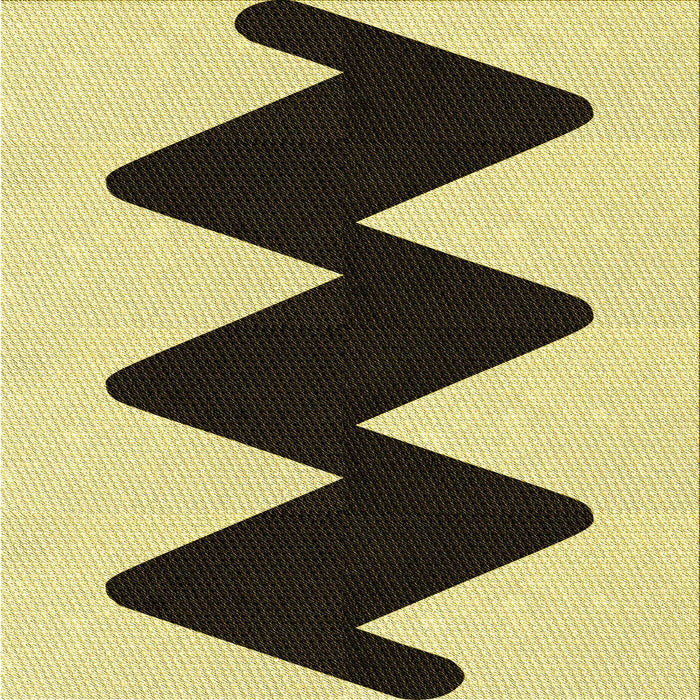 Round Patterned Mustard Yellow Rug, pat3980yw