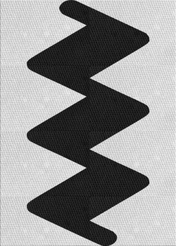 Patterned Platinum Gray Novelty Rug, pat3980