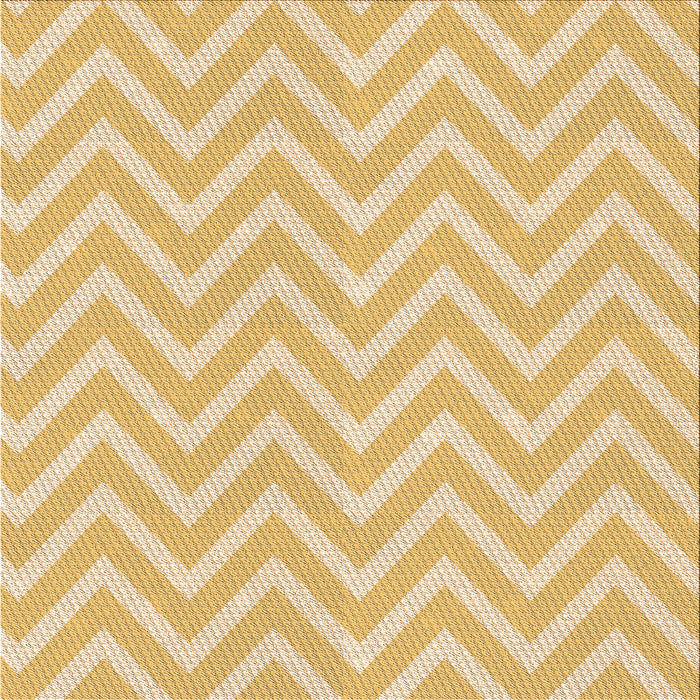 Round Machine Washable Transitional Yellow Rug, wshpat3981org