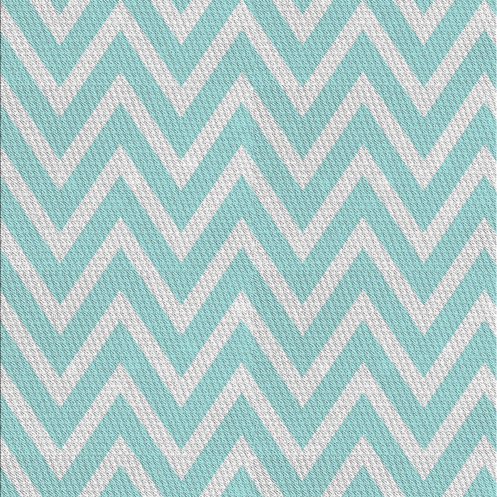 Patterned Blue Novelty Rug, pat3981