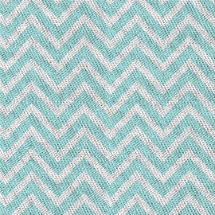 Square Patterned Blue Novelty Rug, pat3981