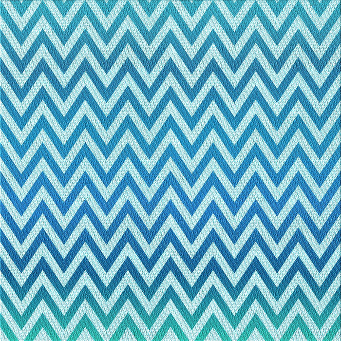 Round Patterned Blue Rug, pat3982lblu