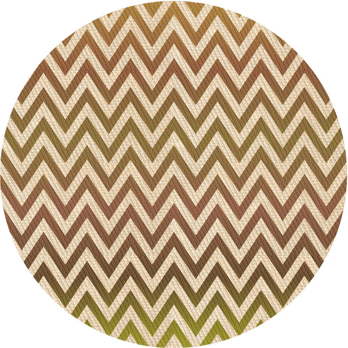 Square Patterned Dark Bisque Brown Rug, pat3982org