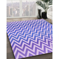 Patterned Mauve Purple Rug, pat3982pur