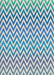 Patterned Steel Blue Novelty Rug, pat3982