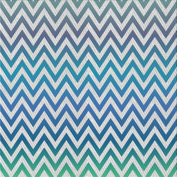 Square Patterned Steel Blue Novelty Rug, pat3982