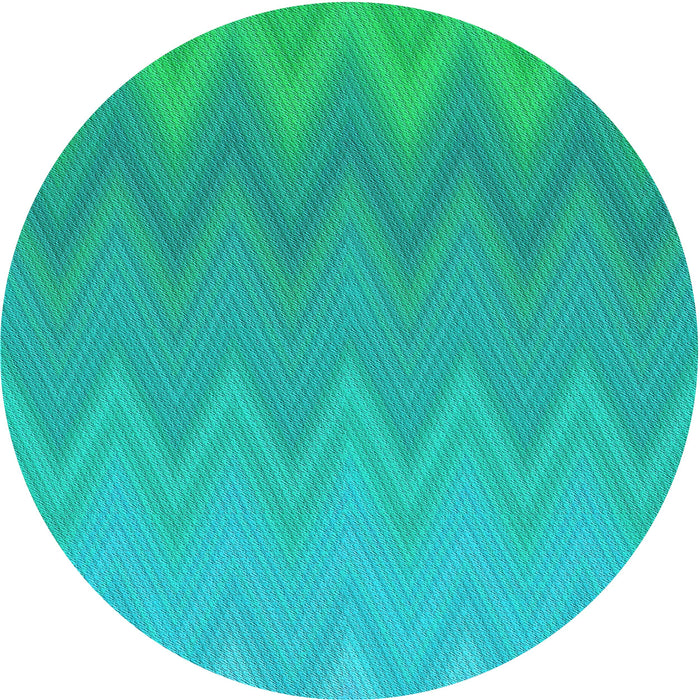 Square Machine Washable Transitional Dark Turquoise Green Rug in a Living Room, wshpat3983lblu