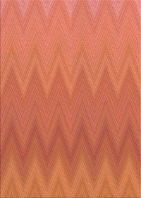 Machine Washable Transitional Bright Orange Rug, wshpat3983rd