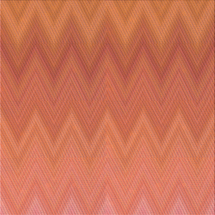 Round Patterned Bright Orange Rug, pat3983rd