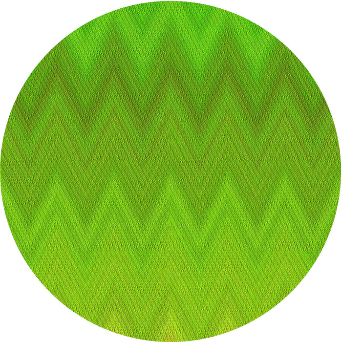 Square Machine Washable Transitional Bright Green Rug in a Living Room, wshpat3983yw