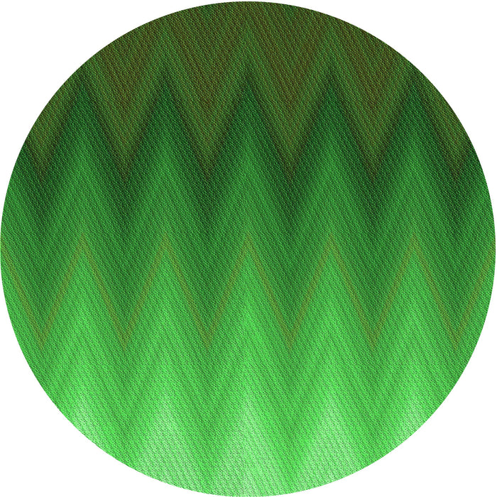 Square Machine Washable Transitional Green Rug in a Living Room, wshpat3984grn