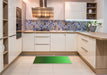 Patterned Green Rug in a Kitchen, pat3984grn