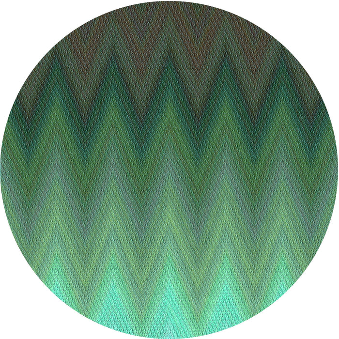 Square Patterned Medium Forest Green Rug, pat3984lblu