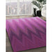 Machine Washable Transitional Dark Magenta Purple Rug in a Family Room, wshpat3984pur