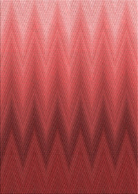 Machine Washable Transitional Red Rug, wshpat3984rd