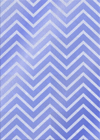 Machine Washable Transitional Sky Blue Rug, wshpat3985blu