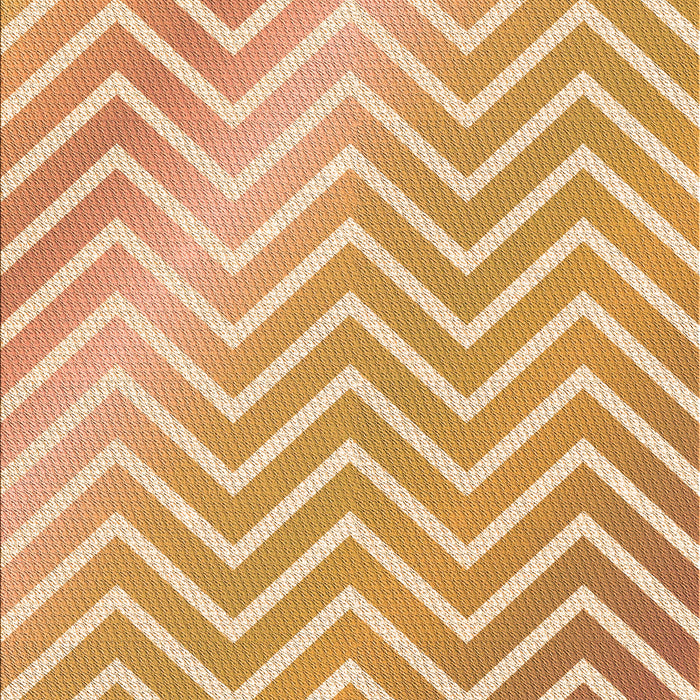 Patterned Orange Rug, pat3985org