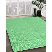 Patterned Jade Green Rug, pat3986grn