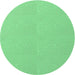 Square Patterned Jade Green Rug, pat3986grn