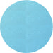 Square Patterned Bright Turquoise Blue Rug, pat3986lblu