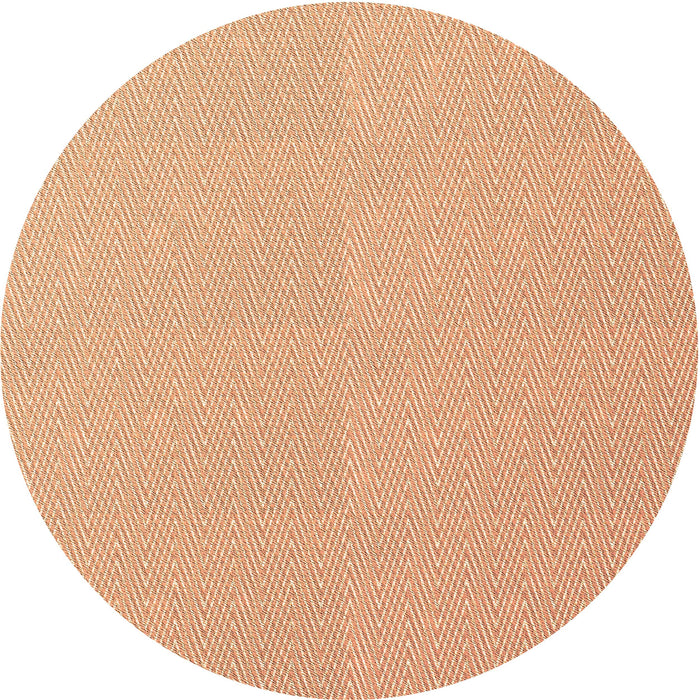 Square Patterned Orange Rug, pat3986org