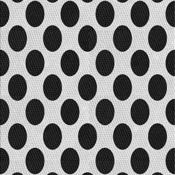 Patterned Charcoal Black Novelty Rug, pat398