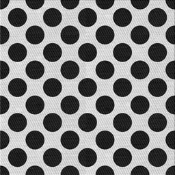 Square Patterned Charcoal Black Novelty Rug, pat398