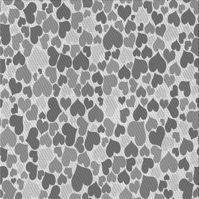 Round Patterned Platinum Silver Gray Rug, pat4gry