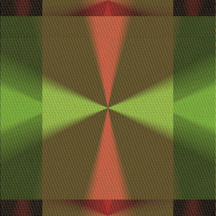 Square Patterned Olive Green Rug in a Living Room, pat40brn