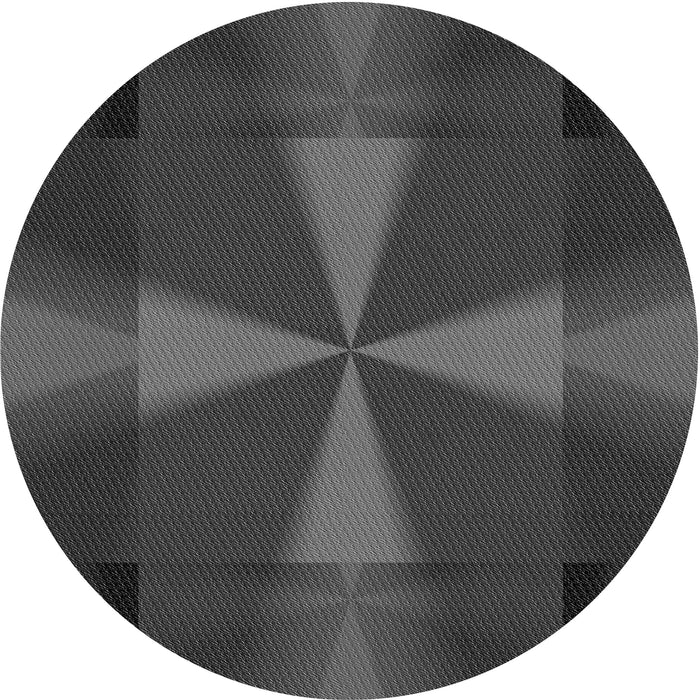 Square Machine Washable Transitional Charcoal Black Rug in a Living Room, wshpat40gry