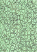 Patterned Mint Green Rug, pat400grn