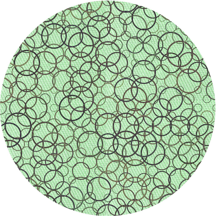 Square Machine Washable Transitional Mint Green Rug in a Living Room, wshpat400grn