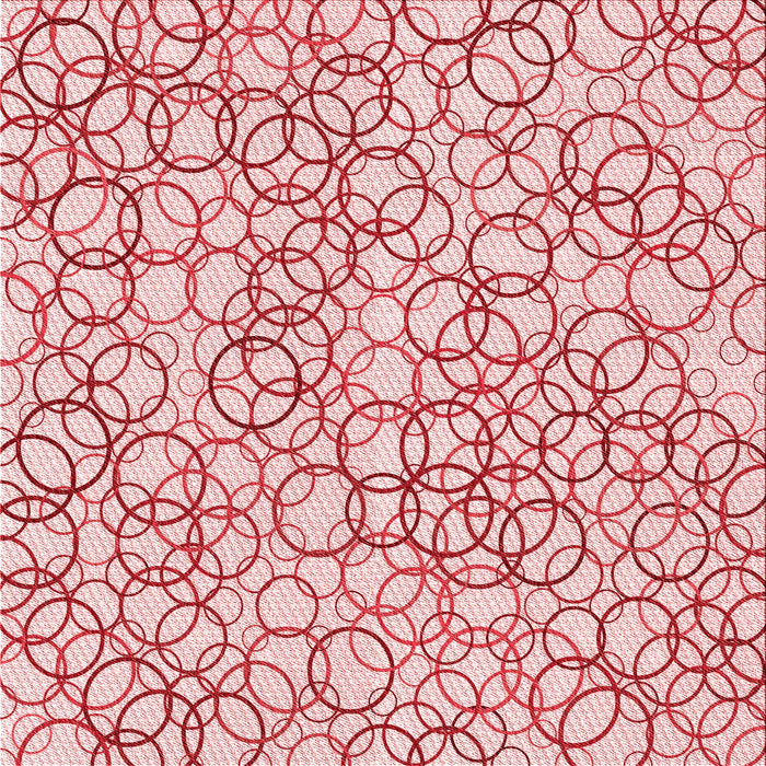 Round Patterned Red Rug, pat400rd