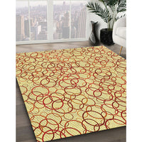 Patterned Orange Rug, pat400yw