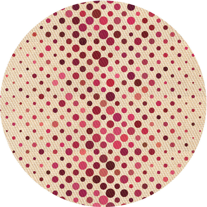 Square Machine Washable Transitional Orange Rug in a Living Room, wshpat401org