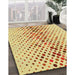 Machine Washable Transitional Orange Rug in a Family Room, wshpat401yw