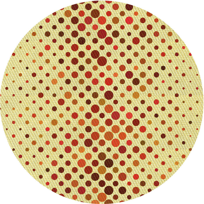Square Machine Washable Transitional Orange Rug in a Living Room, wshpat401yw